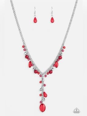 Paparazzi: Crystal Couture - Red Necklace
